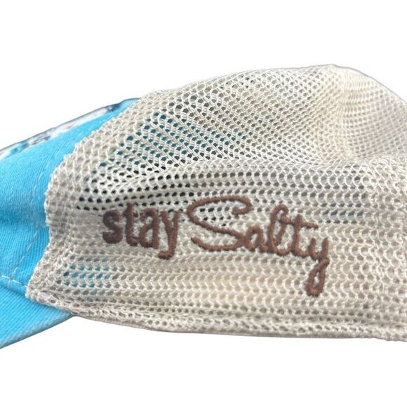 St Augustine FL Florida Stay Salty Hat DK Caps Slouch Mesh Trucker Snap Back - Picture 4 of 5